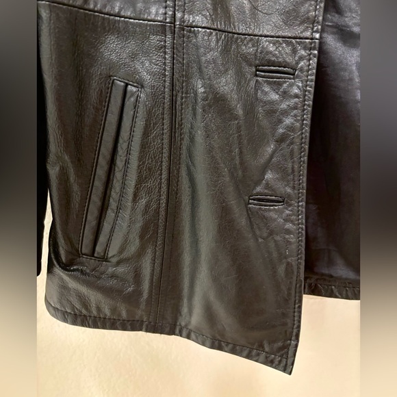 Vintage Wilson’s Genuine Black Leather Jacket - Picture 4 of 6